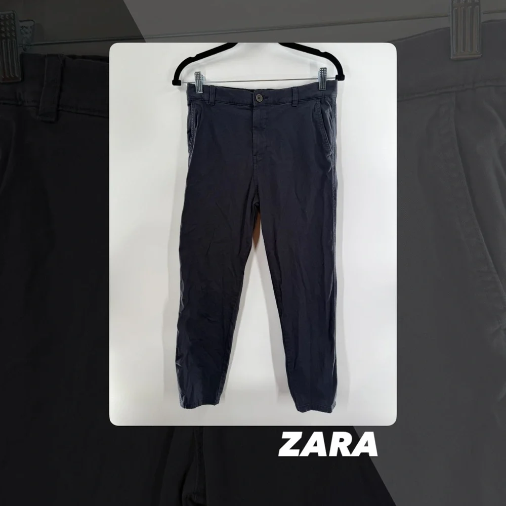 Zara Z#1975 Blue Chino Pants